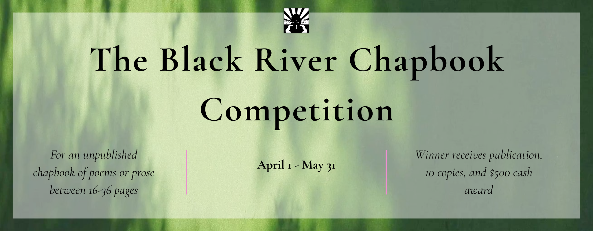 The Black River Chapbook Competition