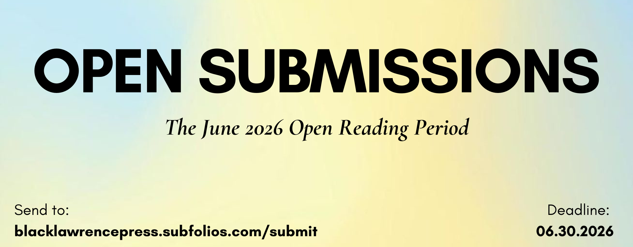 Open Reading Periods